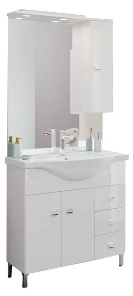 Set lemn masiv Mobilier Baie Luna 85cm Model D3