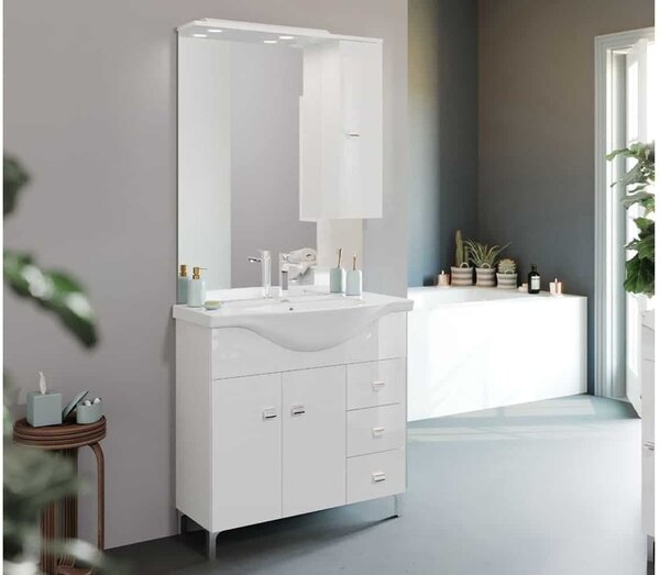 Set lemn masiv Mobilier Baie Luna 85cm Model D3