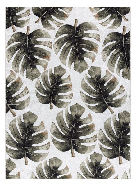 MIRO 52102.801 covor lavabil Monstera pleacă anti-alunecare - verde
