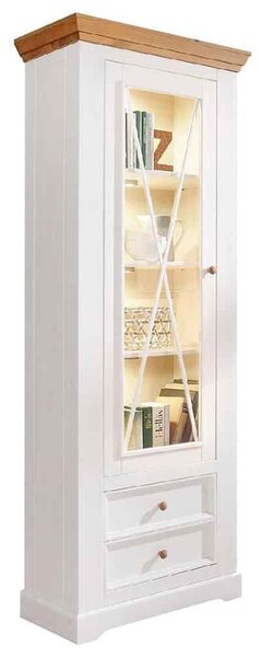 Set lemn masiv alb-natur Living Iris Model A