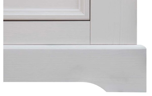 Set lemn masiv alb-natur Living Iris Model A