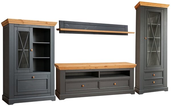 Set lemn masiv Living Iris Grafit