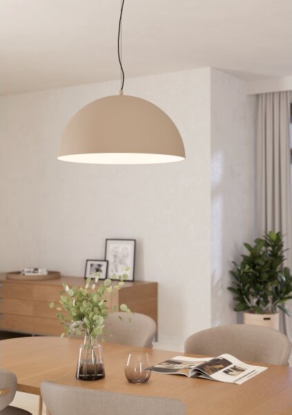 Lustră pe cablu Eglo 900696 GAETANO 1xE27/40W/230V bej
