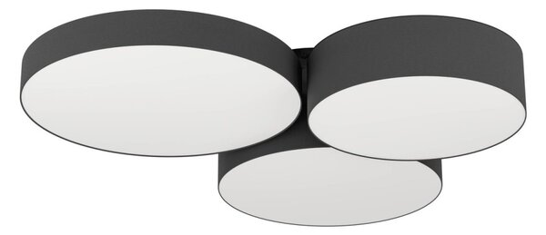Plafonieră LED RGBW dimabilă Eglo 900853 BARBANO-Z 3xLED/7,5W/230V negru