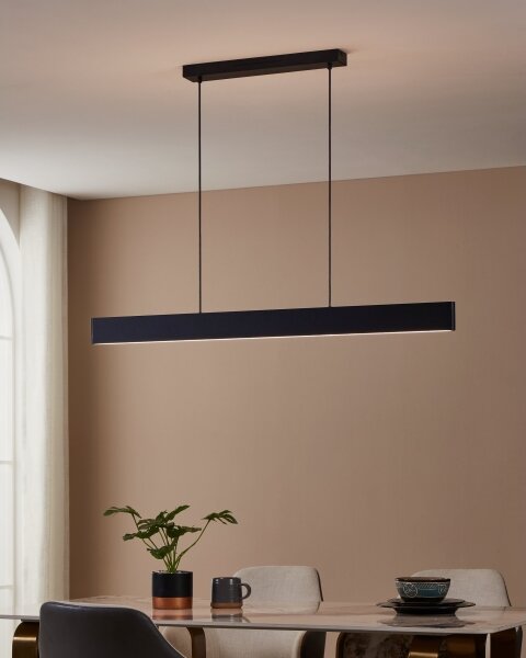 Lustră LED RGBW dimabilă pe cablu Eglo 31433 ANDREAS-Z LED/38W/230V negru