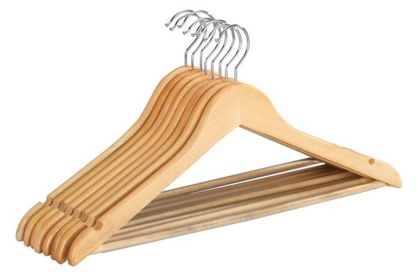 Set 8 umerașe din lemn pentru haine Wenko Shaped Hanger Eco