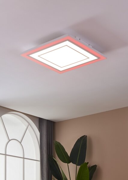 Plafonieră LED RGBW dimabilă Eglo 900961 ALBARCA LED/29W/230V + telecomandă