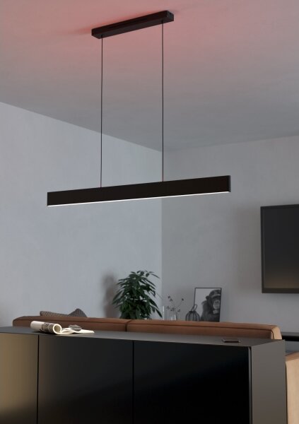 Lustră LED RGBW dimabilă pe cablu Eglo 31433 ANDREAS-Z LED/38W/230V negru