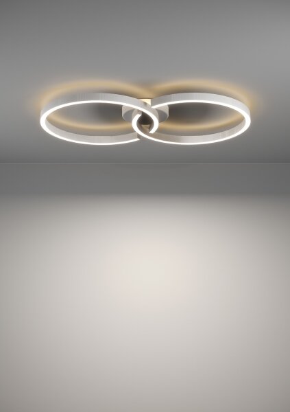 Plafonieră LED RGBW dimabilă Eglo 900954 AMANDOLO 19,5W/230V alb + telecomandă