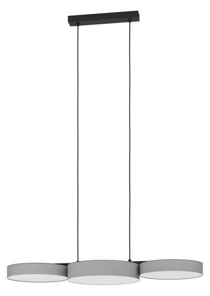 Lustră LED RGBW dimabilă pe cablu Eglo 900856 BARBANO-Z 3xLED/7,5W/230V gri