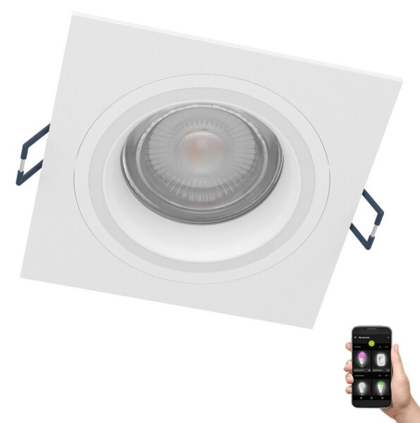 Corp de iluminat LED RGBW încastrat dimabil Eglo 900765 CAROSSO-Z 4,7W/230V alb