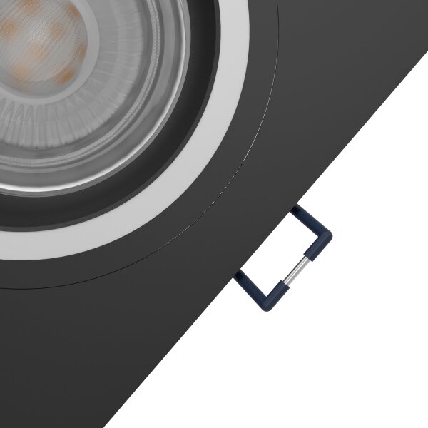 Corp de iluminat LED RGBW încastrat dimabil Eglo 900763 CAROSSO-Z 4,7W/230V negru