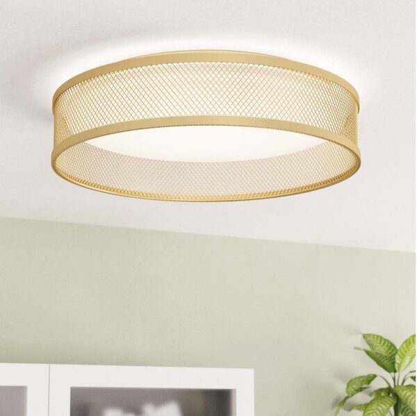 Plafonieră LED Eglo 900796 LUPPINERIA LED/20W/230V auriu
