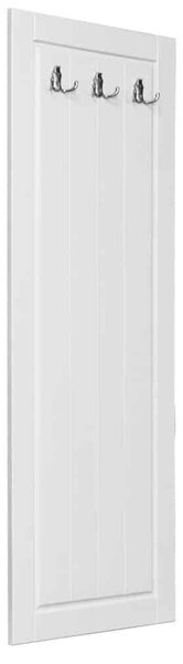 Cuier lemn masiv alb 47x130cm