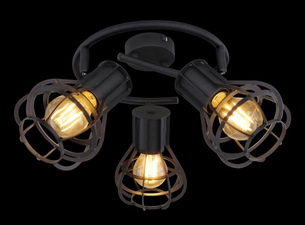 Globo 15388-3 - Lampă spot CLASTRA 3xE27/40W/230V