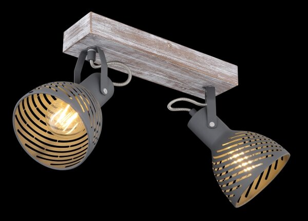 Spot MORI 2xE27/40W/230V Globo 54661-2