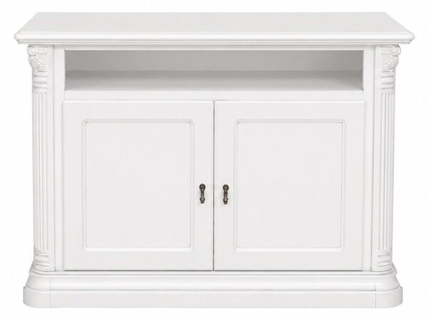 Comodă lemn masiv Briston, 117 × 51 × 84 cm