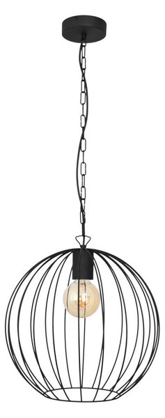 Lustră pe lanț MERCURE 1xE27/15W/230V negru