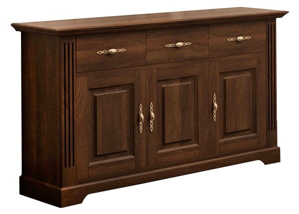 Comodă lemn masiv nuc Preston 114 7cm x 74 6cm x 41 4cm