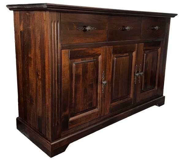 Comodă lemn masiv nuc Preston 114 7cm x 74 6cm x 41 4cm
