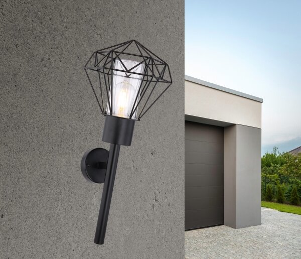 Aplică de exterior Globo 31355W HORACE 1xE27/15W/230V IP44