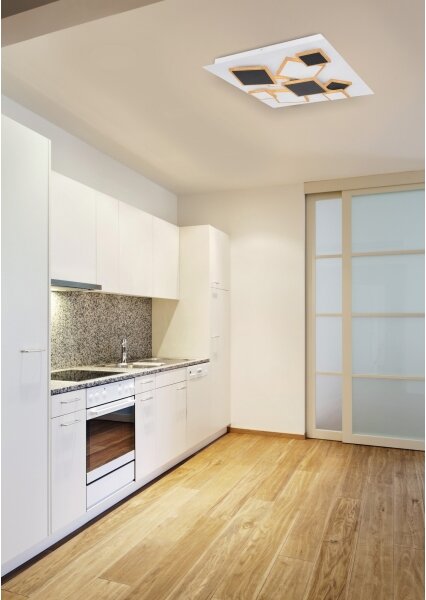 Plafonieră LED dimabilă Globo 48290-50 RABEA LED/50W/230V + telecomandă