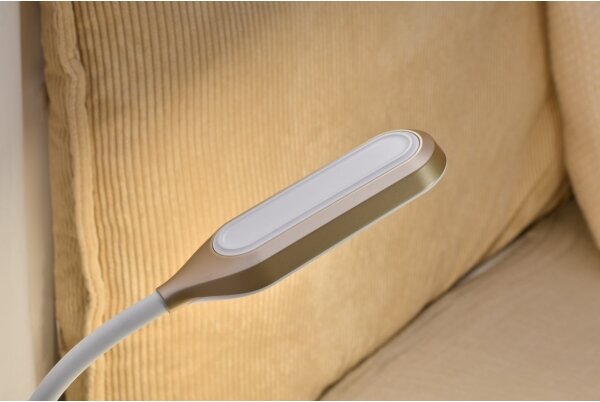 Lampă LED RGBW dimabilă de masă cu ceas deșteptător Immax 08979L FALCON LED/10W/12V