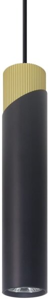 Lustră pe cablu NEO 1xGU10/8W/230V negru/auriu