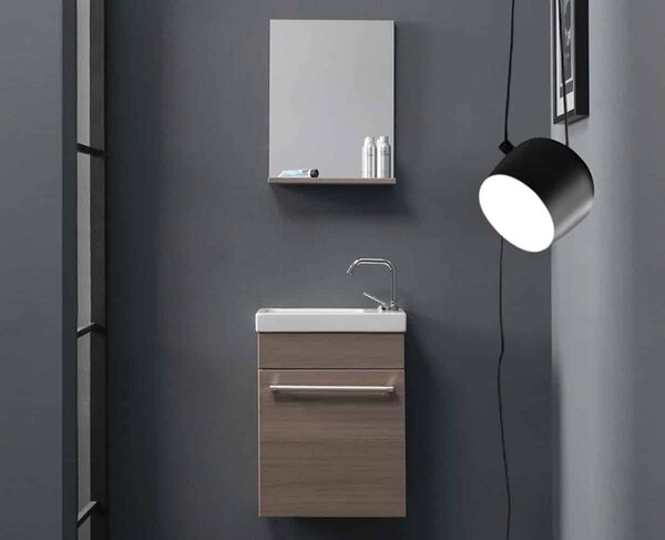 Set lemn masiv natur Mobilier Baie Piccolo Texturat