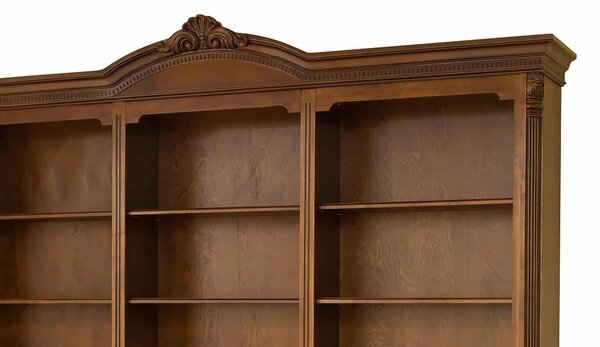 Bibliotecă lemn masiv Valerio, 262 × 40 × 244 cm