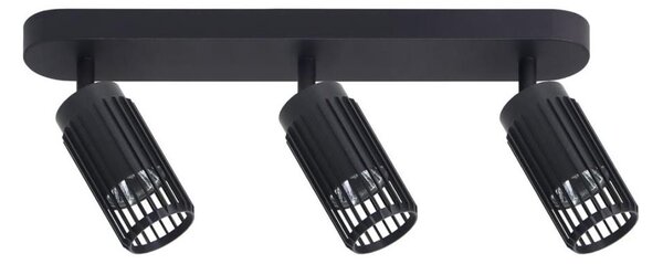 Spot VERTICAL 3xGU10/8W/230V negru