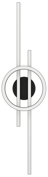 Plafonieră LED RGBW dimabilă Eglo 900953 AMANDOLO 23,5W/230V negru + telecomandă
