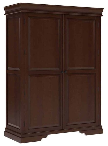 Dulap lemn masiv nuc Louis 2 Uși, 150 × 60 × 195 cm
