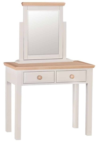 Masă lemn masiv natur toaleta Sussane Gri/, 91 × 41 × 132 cm