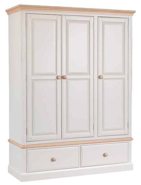 Dulap lemn masiv natur Sussane Gri/, 155 × 58 × 200 cm