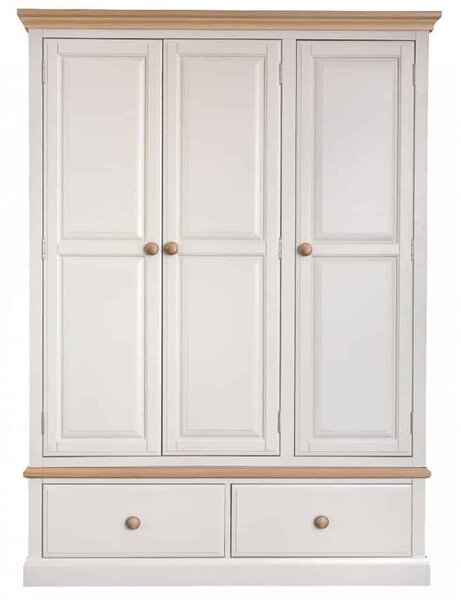 Dulap lemn masiv natur Sussane Gri/, 155 × 58 × 200 cm