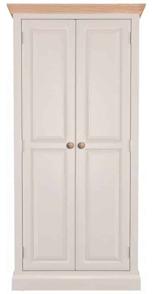 Dulap lemn masiv natur Sussane Gri/, 86 × 58 × 200 cm