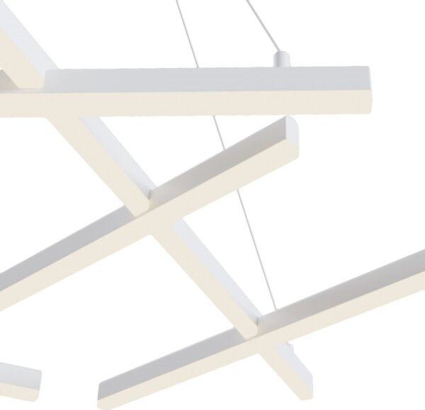 Lustră LED pe cablu Maytoni MOD016PL-L75W LINE LED/79W/230V alb