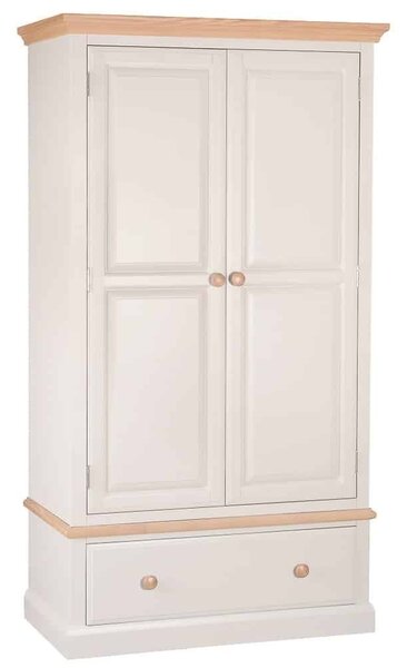 Dulap lemn masiv natur Sussane Gri/, 120 × 58 × 200 cm