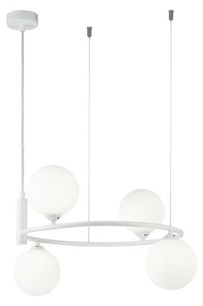 Lustră pe cablu Maytoni MOD013PL-04W RING 4xG9/25W/230V alb