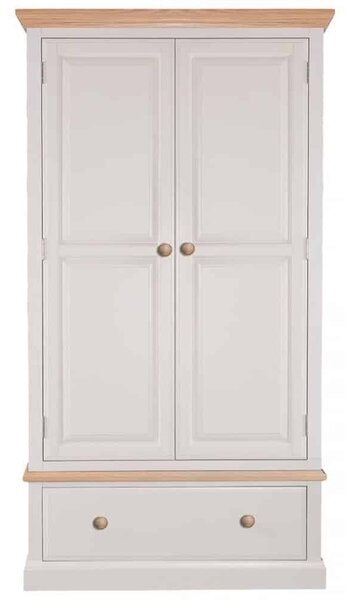 Dulap lemn masiv natur Sussane Gri/, 120 × 58 × 200 cm