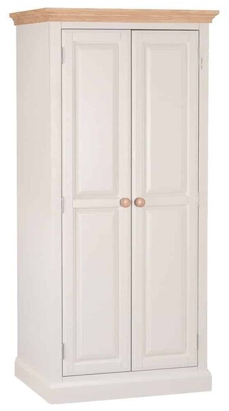 Dulap lemn masiv natur Sussane Gri/, 86 × 58 × 200 cm