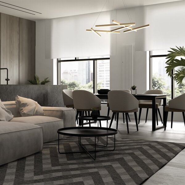 Lustră LED pe cablu Maytoni MOD016PL-L75MG3K LINE LED/79W/230V auriu