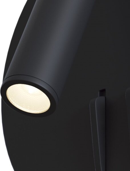 Spot LED de perete Maytoni C176-WL-01-6W-B IOS LED/9W/230V negru