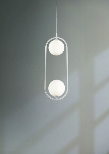 Lustră pe cablu Maytoni MOD013PL-02W RING 2xG9/25W/230V alb