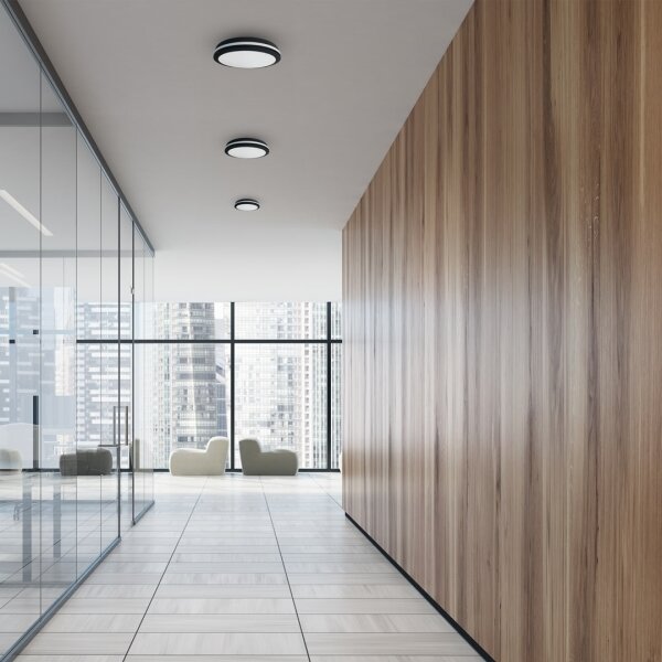 Plafonieră LED de exterior MARLON LED/36W/230V 4000K IP54 negru