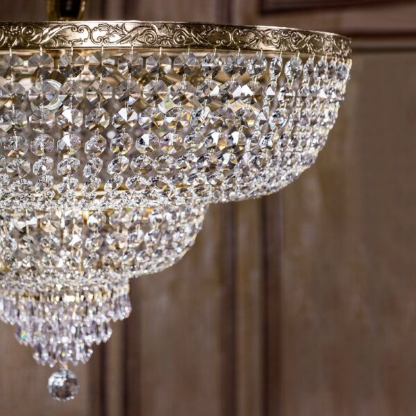 Lustră aplicată Maytoni DIA890-CL-18-G PALACE 18xE27/60W/230V