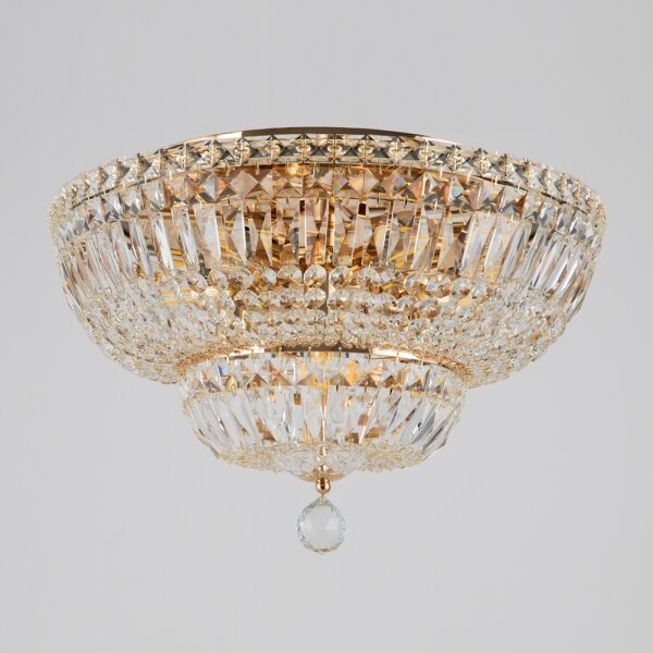 Plafonieră Maytoni DIA100-CL-12-G BASFOR 12xE14/60W/230V auriu