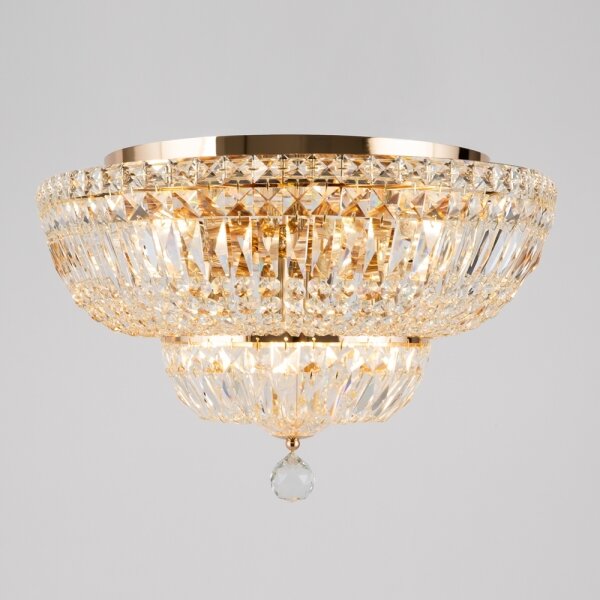 Plafonieră Maytoni DIA100-CL-12-G BASFOR 12xE14/60W/230V auriu