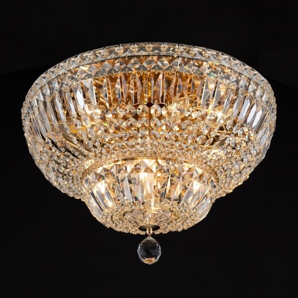 Plafonieră Maytoni DIA100-CL-12-G BASFOR 12xE14/60W/230V auriu